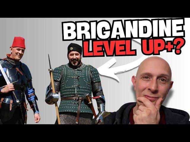 Can medieval BRIGANDINE be LEVELLED UP with OTHER ARMOR?