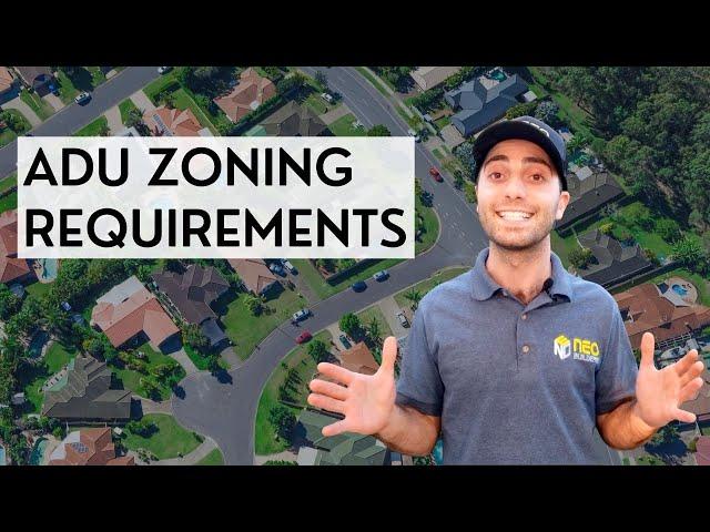 ADU Zoning Requirements in California