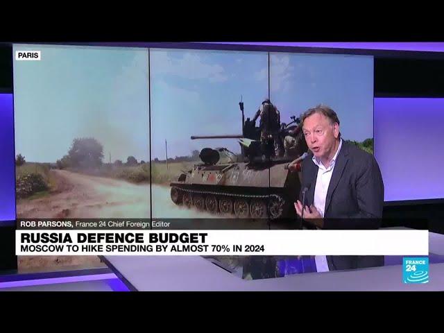 Russia to hike defence spending by almost 70 percent in 2024 • FRANCE 24 English