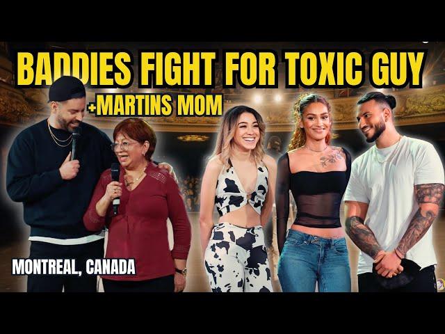 Baddies Fight For Toxic Guy in Montreal (Comedy)