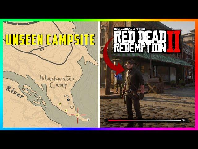 The Gang's UNSEEN Blackwater Camp Site Revealed In Red Dead Redemption 2! (RDR2 SECRETS)