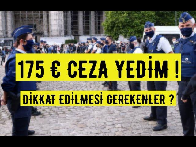 Belçika'da 175 € ceza yedim ! | Dikkat edilmesi gerekenler ? ( #Vlog #Belçika )