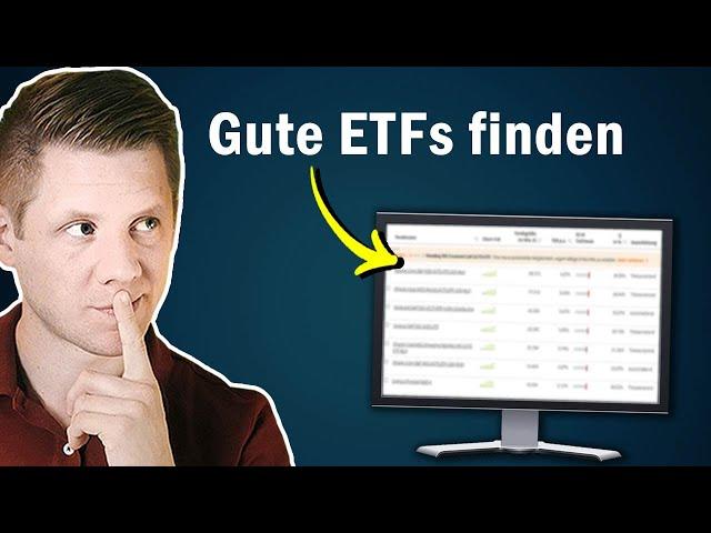 ETF Suche in der Praxis: Hier findest du ETF's