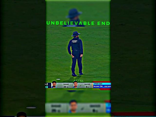 unbelievable end  #cricket #shorts