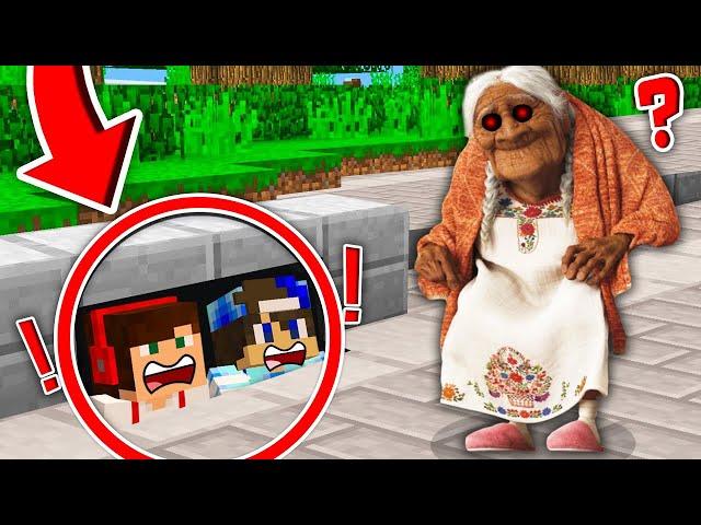 KRYJÓWKA NA STRASZNĄ BABUSZKĘ 99% BEZPIECZNA W MINECRAFT?! GPLAY & LAKI