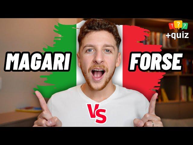 Magari VS Forse: Differenze ed usi (Sub ITA) | Imparare l’Italiano