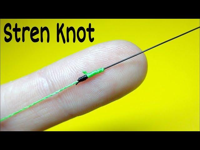 Connecting knot stren knot. How to tie a fishing line. Life hacks and homemade products for fishing