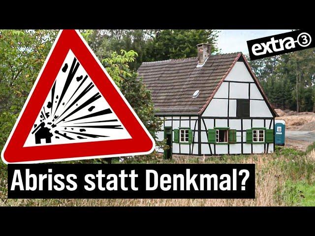 Realer Irrsinn: Haus aus 1835 ohne Baugenehmigung im Sauerland | extra 3 | NDR