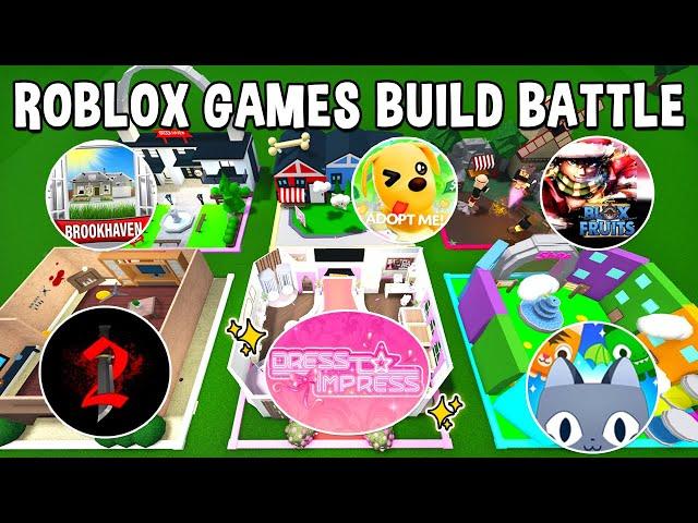 MEGA Roblox Game Build-Off CHALLENGE!