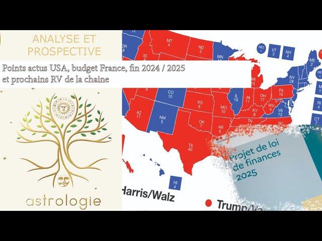 Points actus USA, budget France, perspectives 2025 et prochains RV