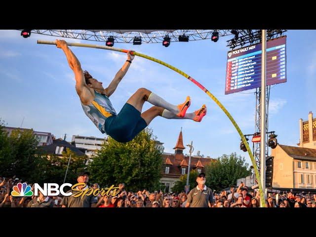 Mondo Duplantis soars to record height for victory at Diamond League Lausanne | NBC Sports