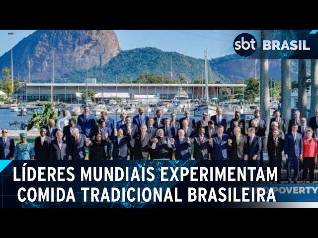 Cardápio do almoço no G20 conta com pratos tradicionais brasileiros | SBT Brasil (18/11/24)