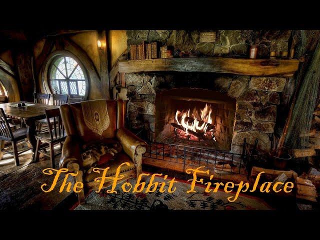 Hobbiton Movie Set Fireplace Ambience featuring Pickles the Cat!