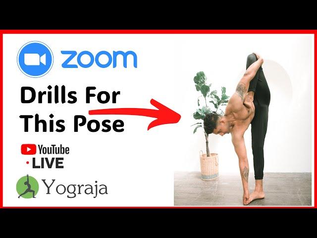 Drills For Stiti Baddha Yogadandasana.(Standing Bound Yogic Staff Pose) Hip Opening Yoga Pose