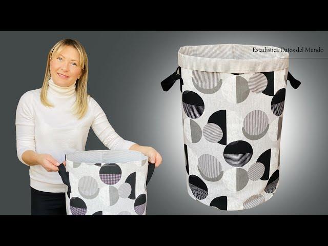 Don't Buy More Plastic Basket / Make This XL Multipurpose Basket For Clothes Or Toys