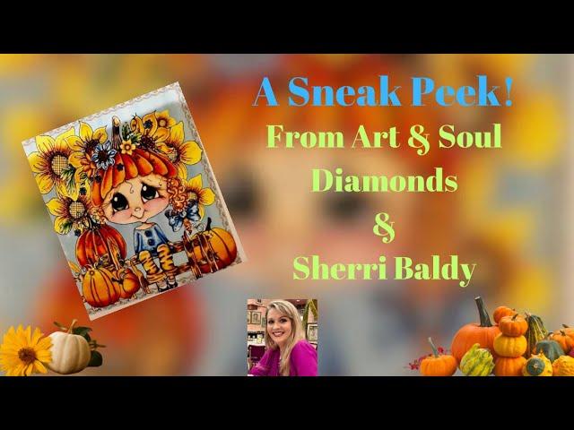 An Adorable Diamond Painting Sneak Peek From Art & Soul Diamonds and Artist Sherri Baldy!