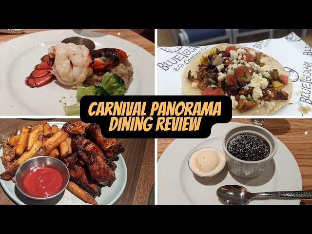 Cruise Food: A Dining Review of the Carnival Panorama restaurants