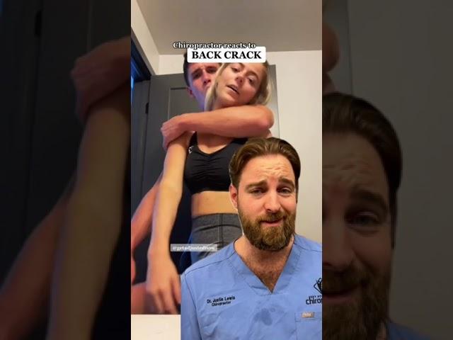 Chiropractor Reacts to Back Crack