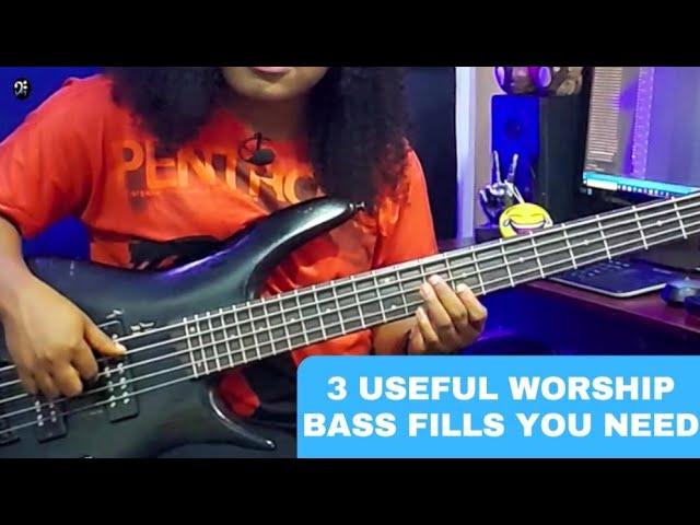 3 useful worship bass fills you need