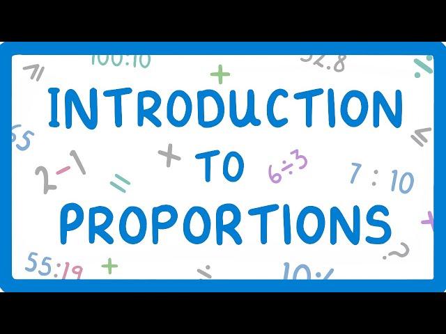 What are Proportions? How to Convert Between Fractions, Decimals and Percentages (Proportions 1) #13