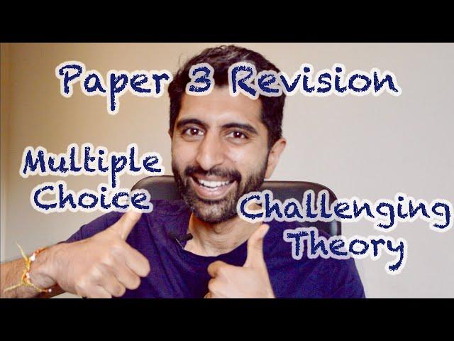 Challenging Theory - Hard Multiple Choice Questions - Awesome Paper 3 Revision (AQA/OCR)