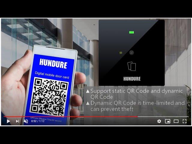 Hundure PXR-Q1 QR Code Access Reader