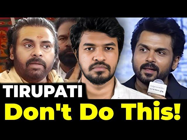 Tirupati Laddu Issue! | Madan Gowri | Tamil | MG Squad 