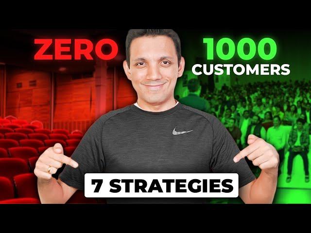 7 SMART Strategies to get your first 1000 Customers as a Coach