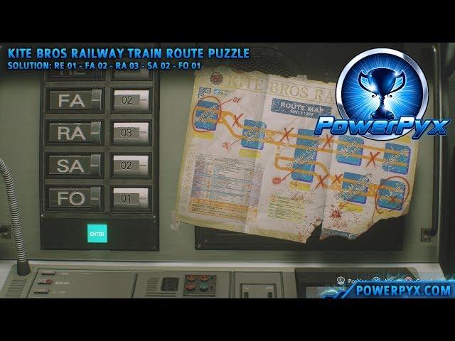 Resident Evil 3 Remake - Kite Bros Railway Subway Route Puzzle Solution (Subway Office)