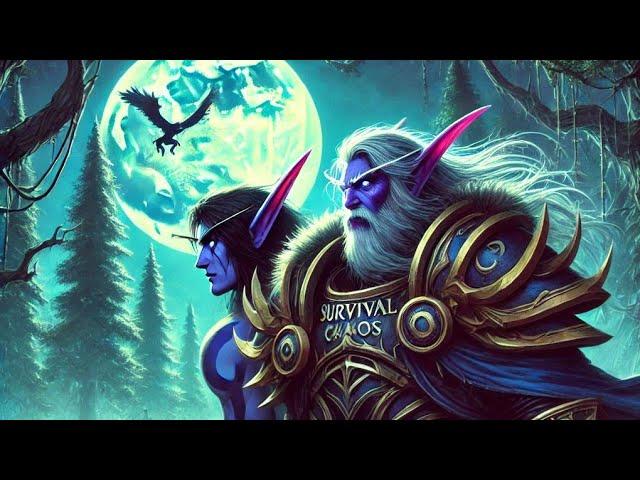 Warcraft 3: Survival Chaos ️ | Night Elves | Cenarius | UNBELIEVABLE winner