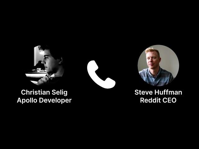 [Reddit Representative] and Christian Selig (Reddit vs Apollo App) Phone Call (May 31st, 2023)