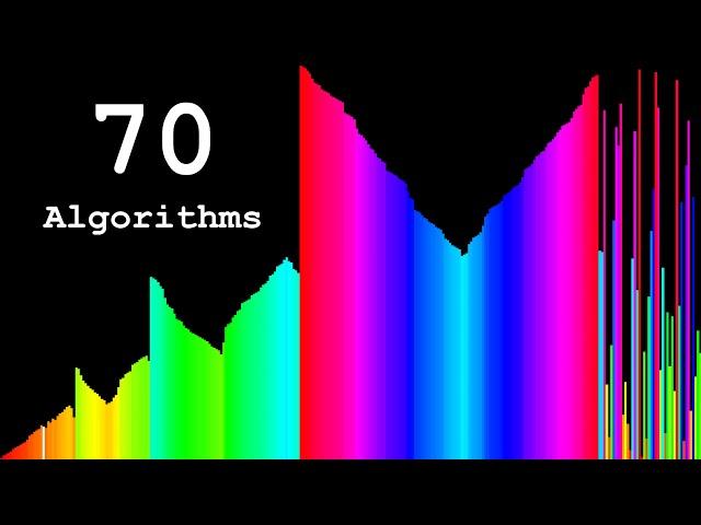 Visualizing 70 Sorting Algorithms