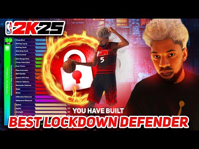 THE BEST LOCKDOWN DEFENDER BUILD in NBA 2K25! STUMPY LOCKDOWN BUILD NBA 2K25!