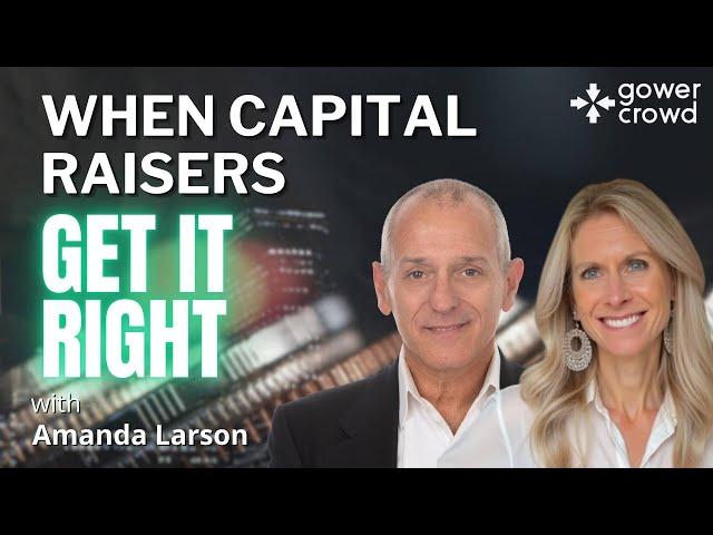 The right way to raise capital – Lessons from Amanda Larson of AMA X Equity