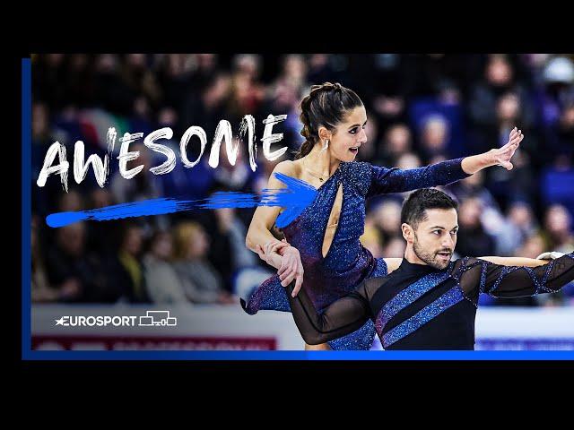 Lewis Gibson and Lilah Fear Win Ice Dance Silver at European Championships | Eurosport