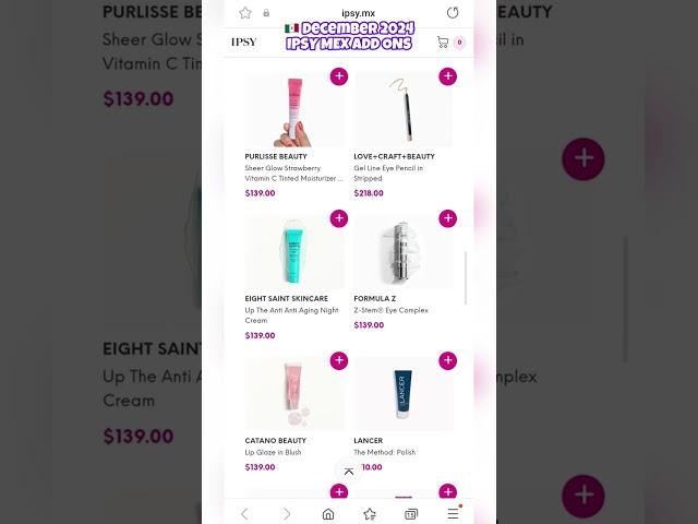  IPSY MEX All Add Ons • December 2024 IPSY Mexico Spoilers & Sneak Peeks