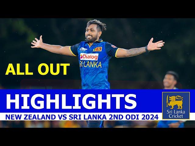 SRI LANKA VS NEW ZEALAND 2ND ODI 2024 MATCH HIGHLIGHTS | SL VS NZ