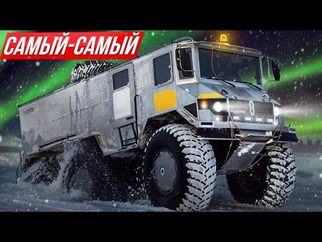 Самый большой вездеход в мире из России: спальня, кухня, баня! Автодом выше дома! #ДорогоБогато