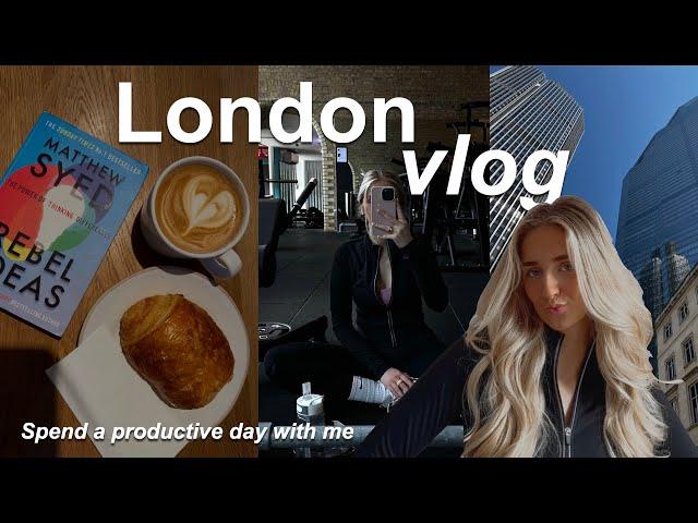 A productive day in the life | weekend London vlog: self-care, workout, planning, food shop