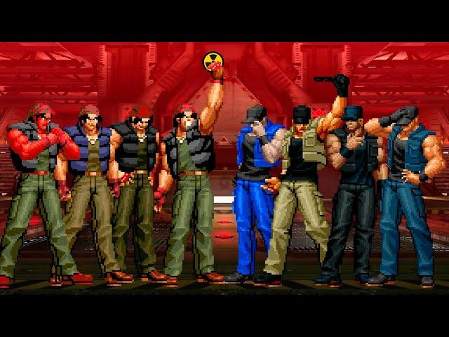 [KOF MUGEN] Ralf Jones Team vs Clark Steel Team