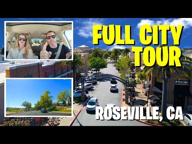 What Does Living In This TOP SACRAMENTO Suburb Look Like? Full Map & Driving Tour [Roseville CA]