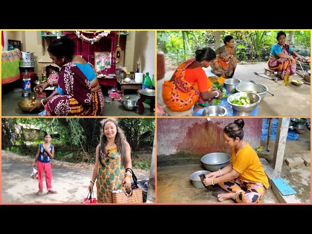 দীপাকে আজ এই শুভদিনে বাড়িতে আসতে না আসতেই কাজে লাগিয়ে দিলাম#specialvlog