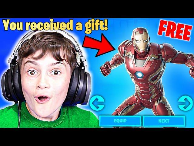 Gifting Little Bro *NEW* Iron Man BUNDLE! (FREE)