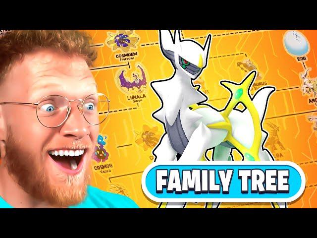 Sirud Reacts to LEGENDARY POKÉMON FAMILY TREE!