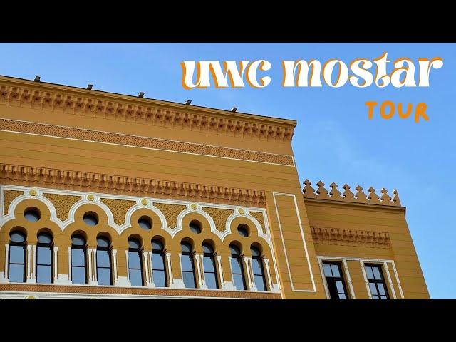 uwc mostar tour: school, canteen, residences...