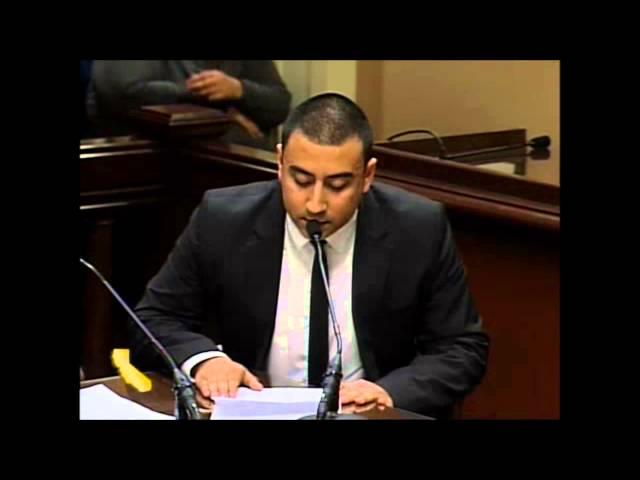 AB 814: Adrian Sanchez testifies in committee