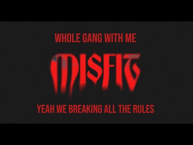 UNSECRET X SAM TINNESZ X EASY MCCOY X DJ FORM - MISFIT [OFFICIAL LYRIC VIDEO]