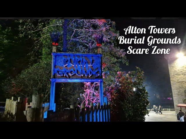 Alton Towers - Scarefest - Burial Grounds Scare Zone