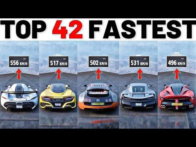 TOP FASTEST HYPERCARS IN FORZA HORIZON 5