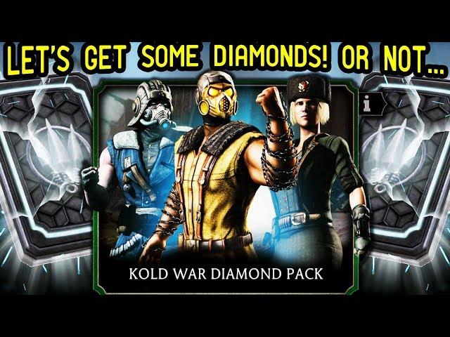 Mortal Kombat Mobile. HUGE Kold War Diamond Pack Opening. Will I Be Lucky Today?